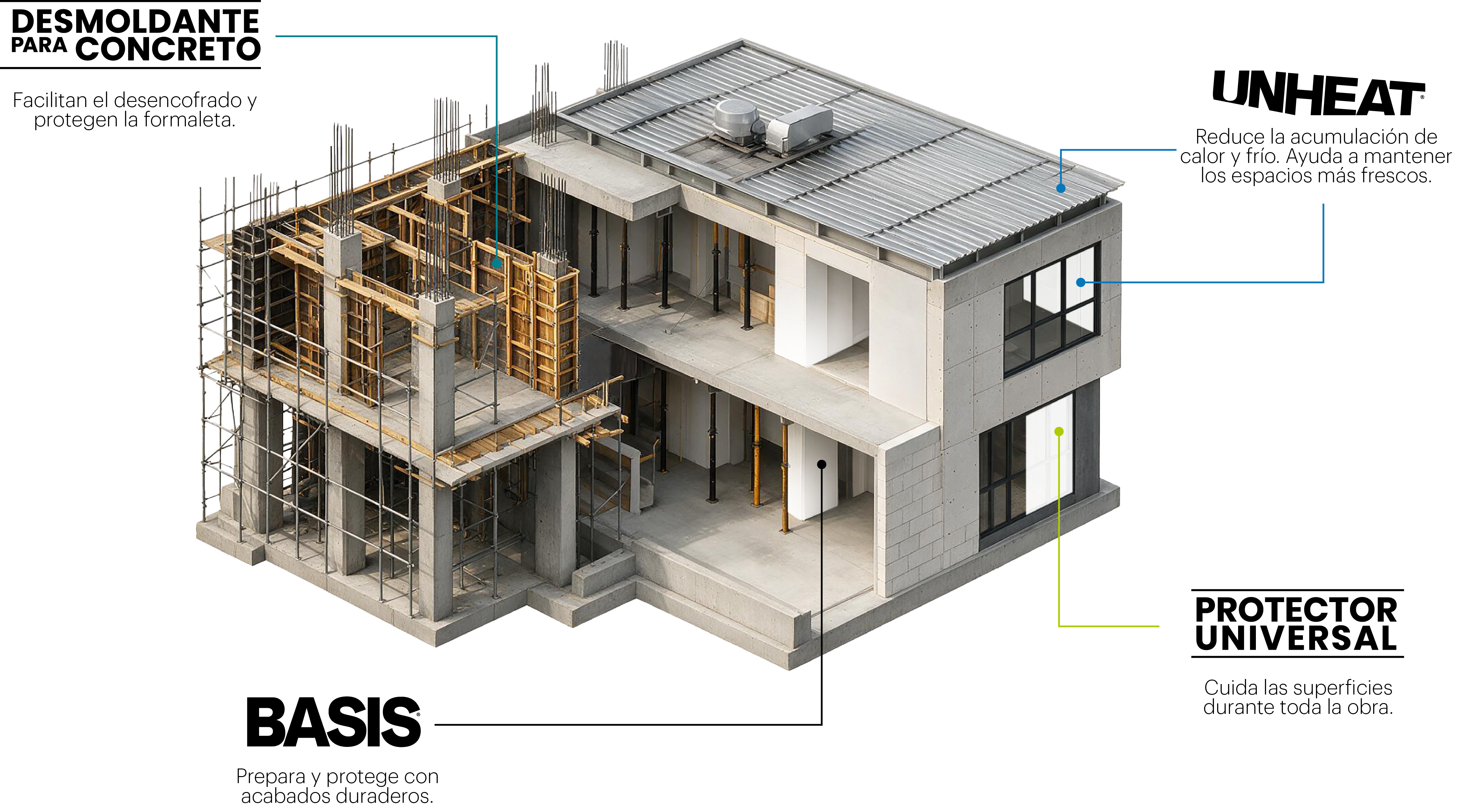 Productos Glasst aplicados en obra